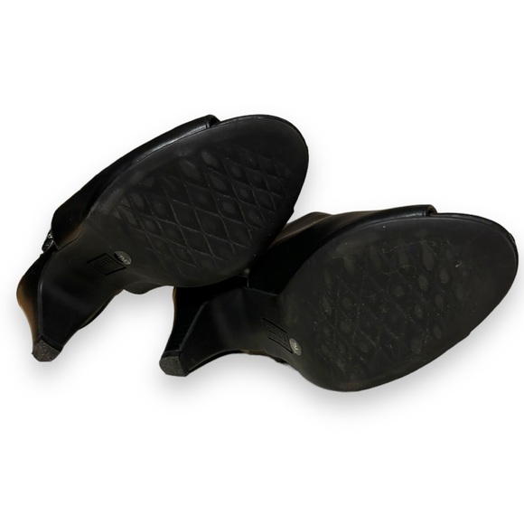 ALFANI Step n Flex Jalenne Leather Peep Toe Slingback Heels - Picture 5 of 8